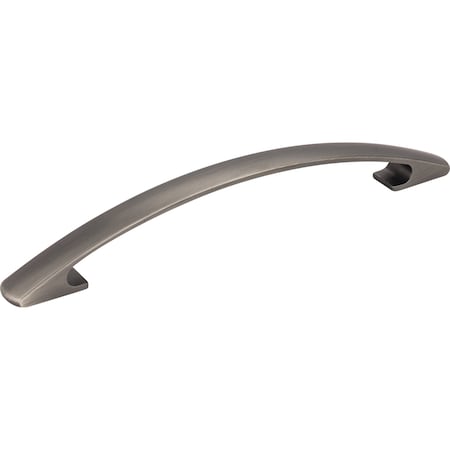 Elements 160 mm Center-to-Center Brushed Pewter Arched Strickland Cabinet Pull 771-160BNBDL